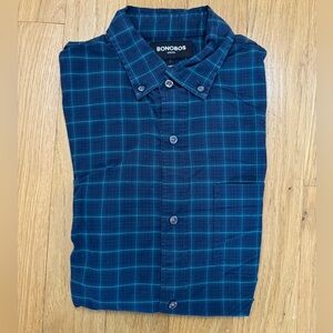Bonobos Slim Fit Stretch Casual Button Down (Short) (Small)